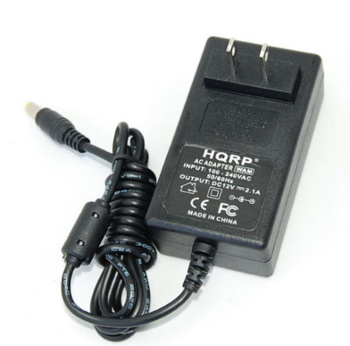 NEW HQRP 12V Western Digital Elements Desktop External HDD Wall AC Adapter